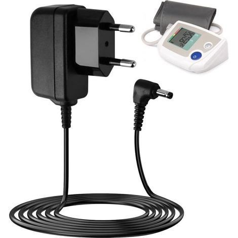 Chargeur 6 V pour tensiomètre Omron, adaptateur secteur CA pour tensiomètres Omron séries M7, M500, M700, M3, M5, câble de recharge de rechange 1,4 m compatible avec les séries M2, M6, M8, M9, X3, X4,