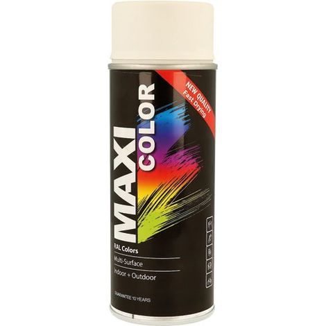 Maxi Color Weiß Satin Ral 9010 400 ml - European Aerosols B V