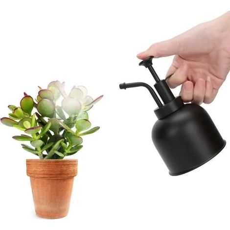 Mini arrosoir à pression 300 ml, buse ajustable, blanc, pour plantes d'intérieur et terrasse (1/4)