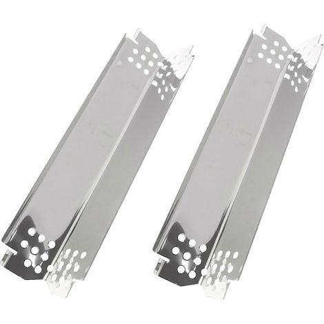 Set mit 2 universellen Hitzeschutzblechen aus Edelstahl für Grills, Brenner und Kochplatten. (1/5)
