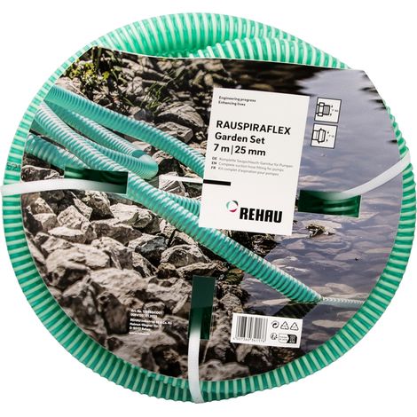 Gartenpumpe Schlauch Set 7 m 22 mm Innendurchmesser mit Messingarmatur