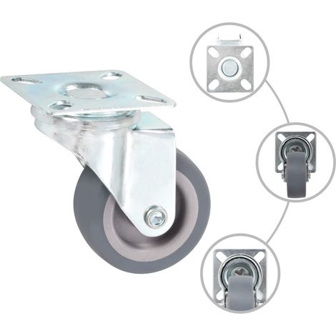 8 pcs Roulettes pivotantes 50 mm CFW61443 (1/5)