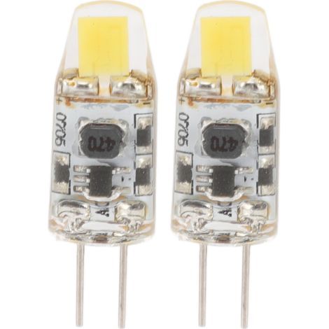 2er-Pack G4-LED-Lampen, 2 W, 12 V – entspricht 20 W Halogen – weiß – Mini-Leuchtperlen (1/5)