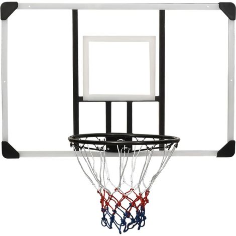 Panier de basket,Panneau de basket-ball Transparent 106x69x3 cm Polycarbonate -84416 (1/5)