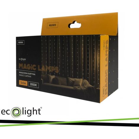 TENDA MAGICA 100LED 1M1M 3000K,DC5V                                                                     - Luce CALDA (1/3)