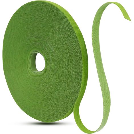 Attache Jardin 25m - Rouleau 10mm - Nylon Souple Vert - Fixation Réglable Plantes - Tomates Vignes Fleurs - Couleur Discrète (1/5)