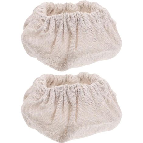 Lot de 2 couvercles en tissu pour bocaux de fermentation en verre - Couvercles respirants pour le levain et la conservation alimentaire (1/5)