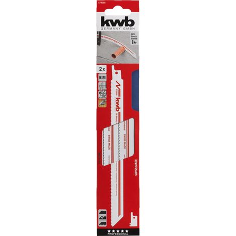 Lame per sega a gattuccio per metalli 2 pz KWB 579500 (1/4)