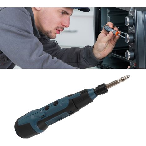 Mini tournevis électrique 3,6 V avec lampe torche pour le démontage et le serrage des vis (batterie au lithium) (1/5)