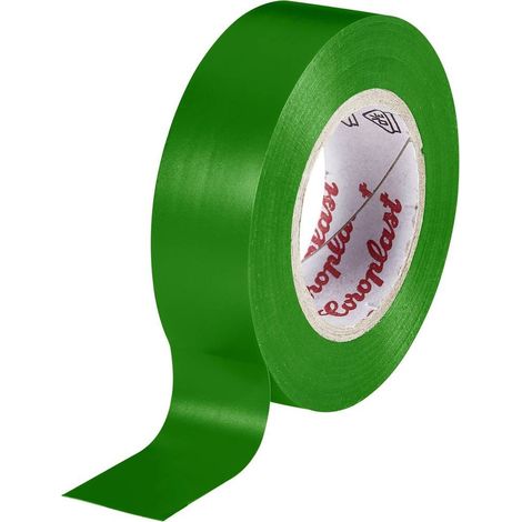 Coroplast Cinta Aislante Verde 25m x 19mm PVC