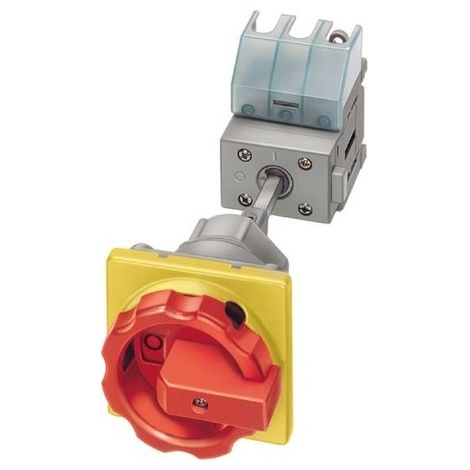 Interrupteur à coupure en charge rouge, jaune 3 pôles 16 mm² 32 A 690 V/AC Siemens 3LD22130TK53