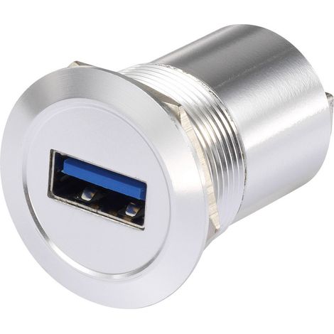 TRU COMPONENTS USB-08 USB-Einbaubuchse 3.0 Buchse, Einbau Inhalt: 1 St. (1/2)