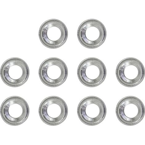 10Pcs Fogli di Alluminio Coperchio fornelli a gas Round Monouso Liner per bruciatori a gas Protettori piano Cottura Liner Bavaglino monouso (1/5)