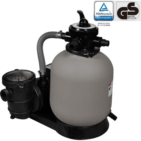 vidaXL Bomba filtro de arena 600 W 17000 l/h (1/5)