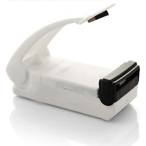 Mini Home Sealer Creative snack Plastic Bag Sealer hand press Sealer sealing clip (1/5)