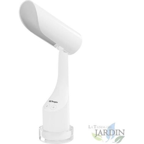 Orbegozo LED-Lampe.  Leistung: 7 W (Nachtlicht 3 W).  Akku: 2000 mAh