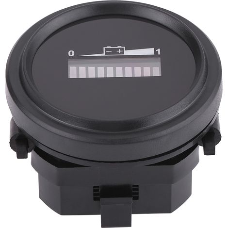 Jauge de batterie LED numérique 12V/24V/36V/48V/72V pour chariot de golf, indicateur de niveau avec affichage digital, compatible voiturette, mesureur de tension précis (1/5)