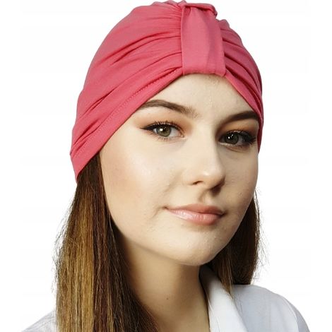 Turbante femenino Emma 103, gorro confeccionado para la cabeza, también para después de la quimioterapia. (1/5)