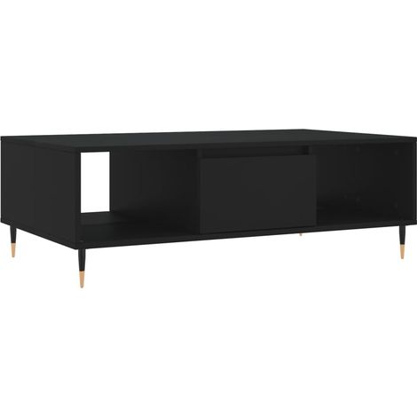 Maison Exclusive - Couchtisch Schwarz 104x60x35 cm Holzwerkstoff