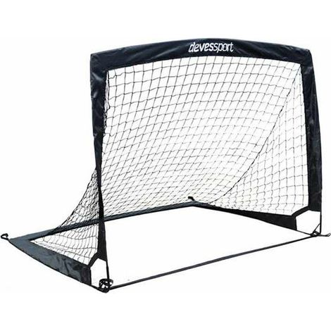 Devessport Fußballtor PVC Schwarz 120 x 90 cm