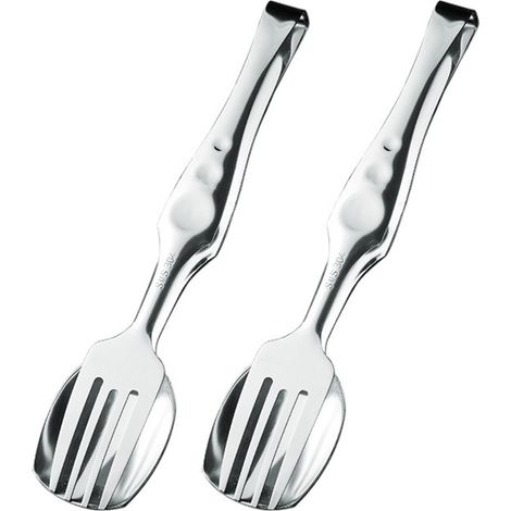 Pince alimentaire en acier inoxydable avec poignée antidérapante pour de multiples usages (1/5)