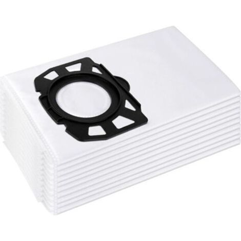 Lot de 10 Sacs de Filtre Sacs D'aspirateur pour Kärcher 2.863-006.0 487 Sacs Aspirateur pour Kärcher WD4 WD5 WD6 WD5P WD6P MV4 MV5 MV6 Aspirateurs Multifonctions Google (1/5)