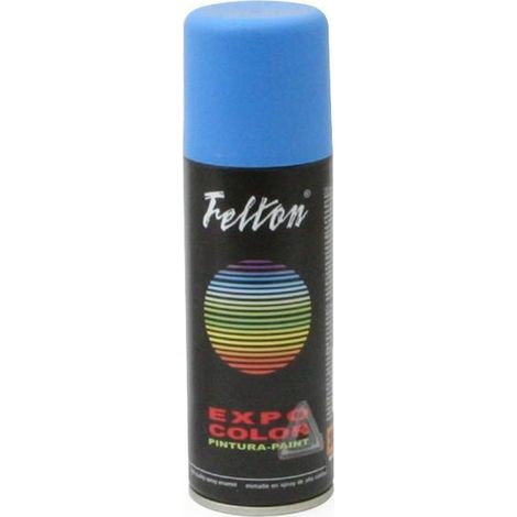 FELTON spray pintura azul fluor 200ml , SPRAY PINTURA AZUL FLUOR 200ml - Marca FeltonEl Spray Pintura Azul Fluor de Felton e