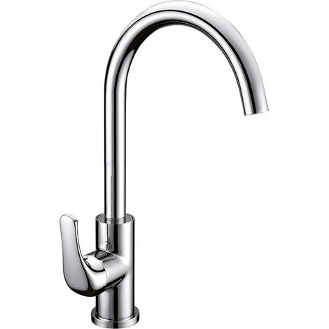 Miscelatore cucina canna girevole ottone cromato K-21650 kamalu