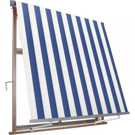 TENDA DA SOLE MILOS 1X2,45M BIANCO / BLU