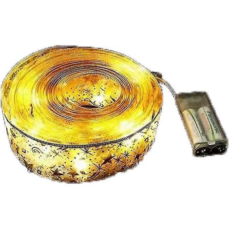 Weihnachtslichterkette, batteriebetrieben, LED, 2 m, für Gartenpartys und Weihnachtsbaumdekoration (1/5)