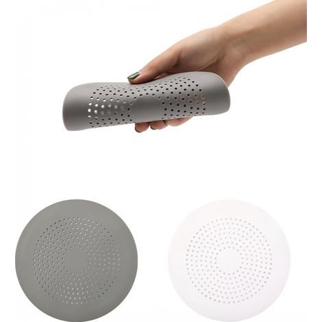 Set di 2 filtri per lavello in silicone con ventose, filtro per capelli per doccia, cucina, bagno e lavanderia. (1/5)