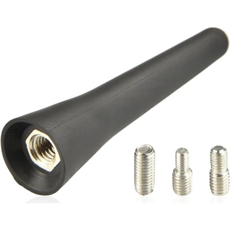 Autoradioantenne FM AM DAB 50 Ohm 6,5 cm Mini-Autoantenne mit 3 Schrauben M4/M5/M6, für FM-, AM- und DAB-Radioempfang (1/5)