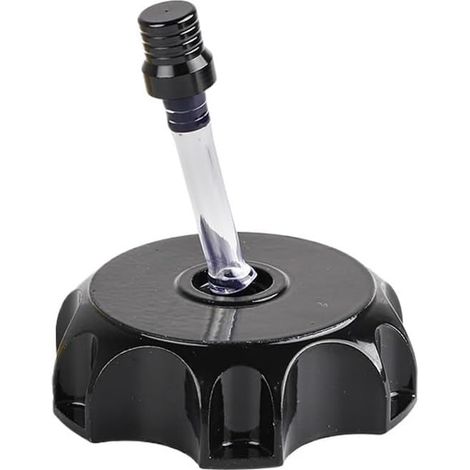 Motocycle Bouchon Carburant Couvercle De Bouchon De Réservoir De Carburant De Moto pour 50cc-250cc Noir (1/2)