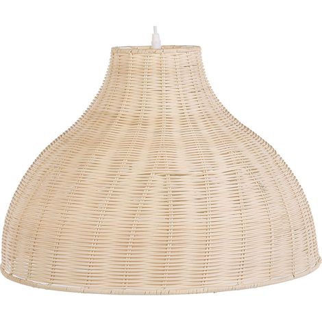 Hängeleuchte MILLIAN Rattan Hellbraun