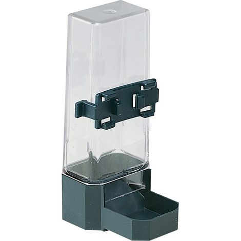 Ferplast SILVER SPECIAL 4560 - 0,2 L Beverino in plastica per parrocchetti, calopsiti e cocorite. Variante SILVER SPECIAL 4560 - Misure: 7.3 x 8 x h 15.1 cm - 0.2 L - Colori misti