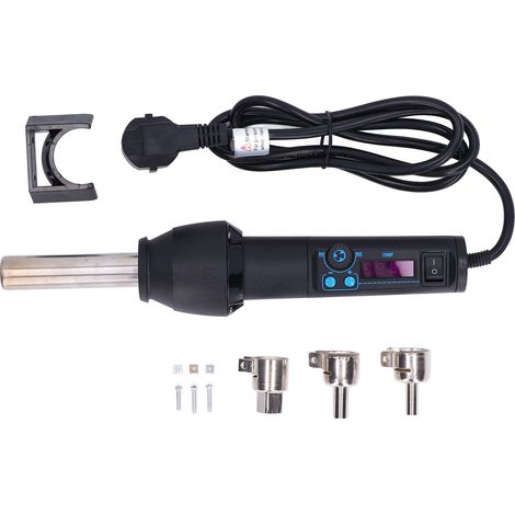 [JAMAIS UTILISÉ]Pistolet à air chaud portable 650 W avec buse électronique réglable et débit maximal de 120 l/min (1/5)
