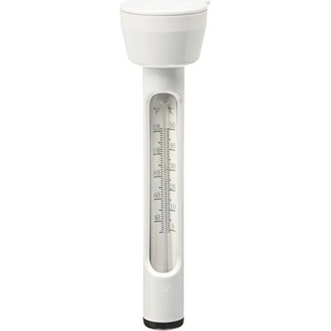 Thermomètre de piscine flottant en plastique résistant – Plage de température -40ºC à 45ºC – Dimensions 7,3 x 4,8 x 24 cm (1/5)