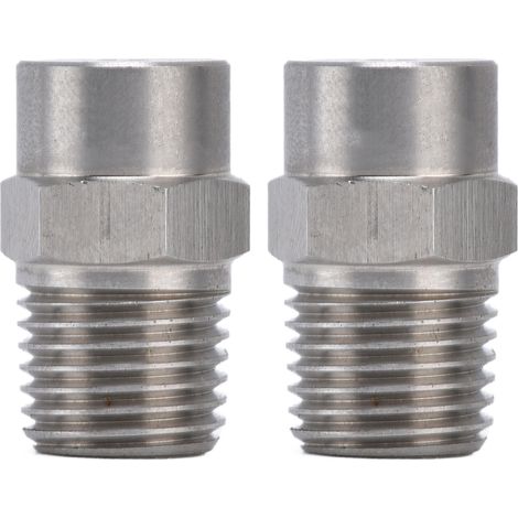 Lot 2 buses de brumisation en acier inoxydable 304, durables et pratiques, couverture large 3,2mm, pièces de pulvérisation (1/5)
