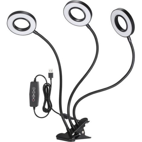 Gartenbeleuchtung, Pflanzenwachstumslampe, DC5V 27W 54 LEDs, dreiseitig
