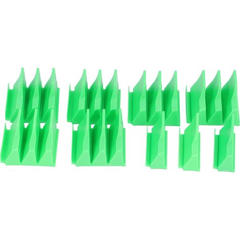Rangerette à clés géométrique 20 emplacements support modulaire aimanté pour clés de 6mm à 38mm 1/4po à 1 1/2po vert (1/5)
