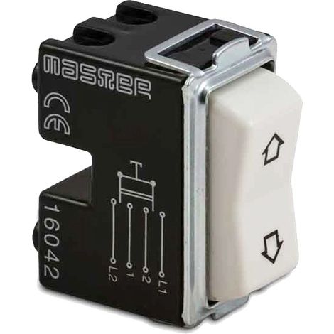 Doppio Pulsante Con Frecce 10A 2 Na ( Master Cod. 16042 )