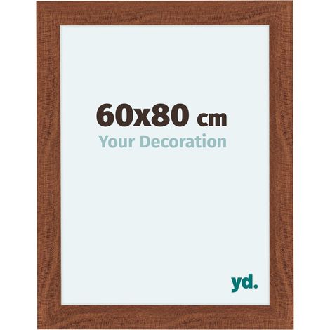 yd. - Cadre photo 60x80 - Noyer - MDF - Como (1/5)