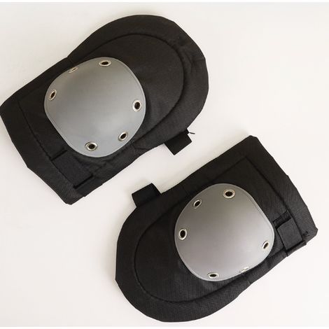 paire de genouillères pour casques de protection Taille unique Réglables, cousues, rembourrées de mousse pour plus de confort (1/5)