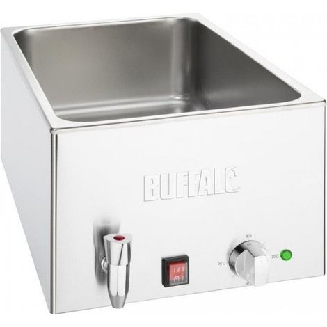 Bain-marie inox 20 Litres, GN 1/1, avec vidange 1200 W, 220 V - MONO