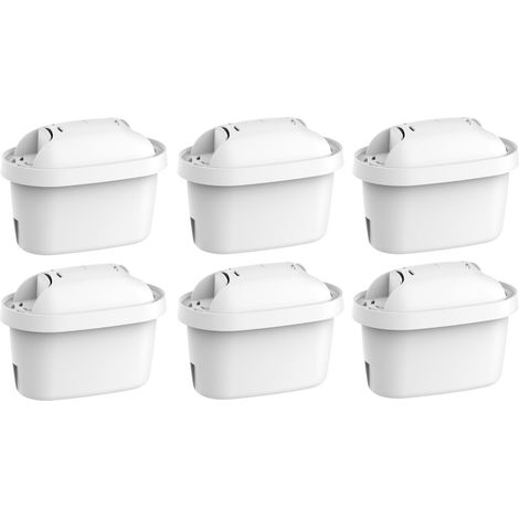 6 cartouches filtrantes compatibles avec les carafes Brita Maxtra - 6 pièces - Filtre à eau - Wit (1/5)