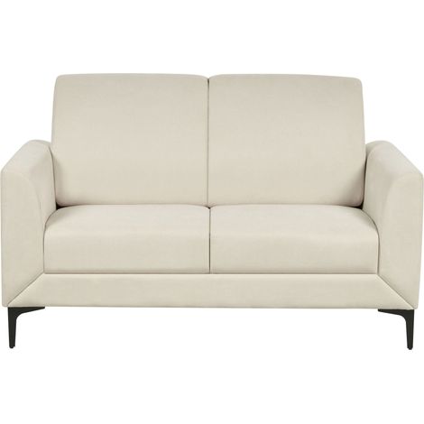 Sofa 2-Sitzer FENES Stoff Beige