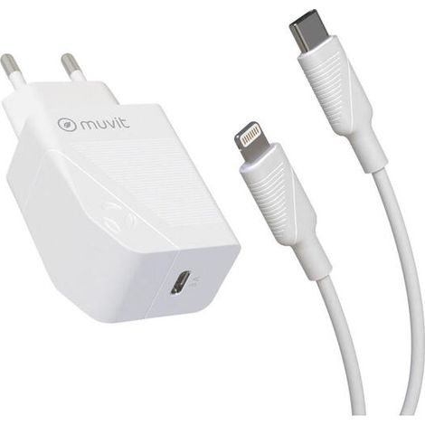Cargador de Pared Muvit Blanco 20 W (1/3)