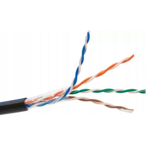 Cavo per computer UTP 4x2x0,5 cat.5e PVC grigio KR305 1m SecurityNET C&C Partners SEC5EUTP