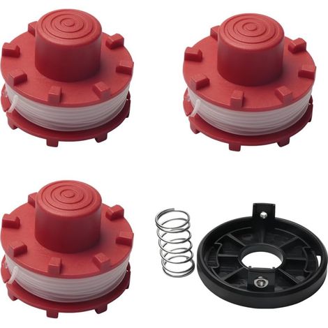 JSSEVN – Set mit 3 Ersatzspulen für Einhell GE-CT 36/30 LI E Freischneider, 1 Ersatzspulenkappe, 1 Freischneiderkopf (1/5)