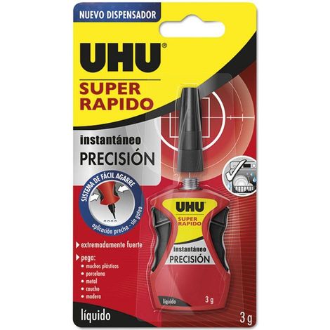 UHU Superschneller Sekundenkleber – Liquid Precision 3 g 36566